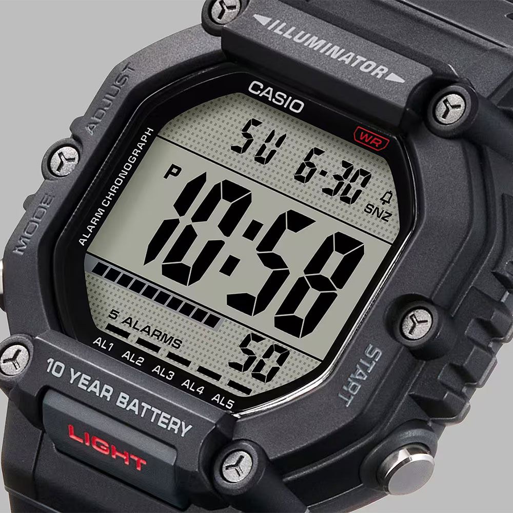 Đồng hồ Casio Timeless 49.7 mm Nam AE-1600H-1AVDF Màu Đen