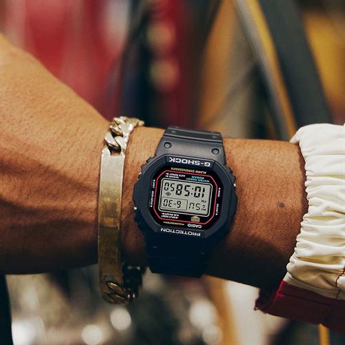 Đồng hồ G-Shock 42.8 mm Nam DW-5600RL-1DR Màu Đen