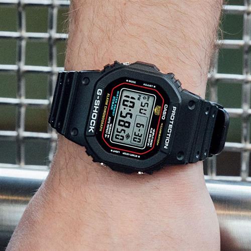 Đồng hồ G-Shock 42.8 mm Nam DW-5600RL-1DR Màu Đen