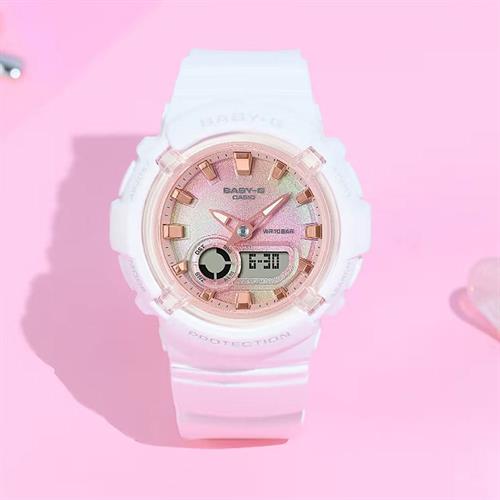 Đồng hồ Baby-G 43.4 mm Nữ BGA-280TD-7ADR Màu Trắng