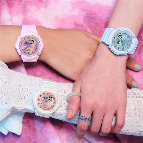 Đồng hồ Baby-G 43.4 mm Nữ BGA-280TD-7ADR Màu Trắng