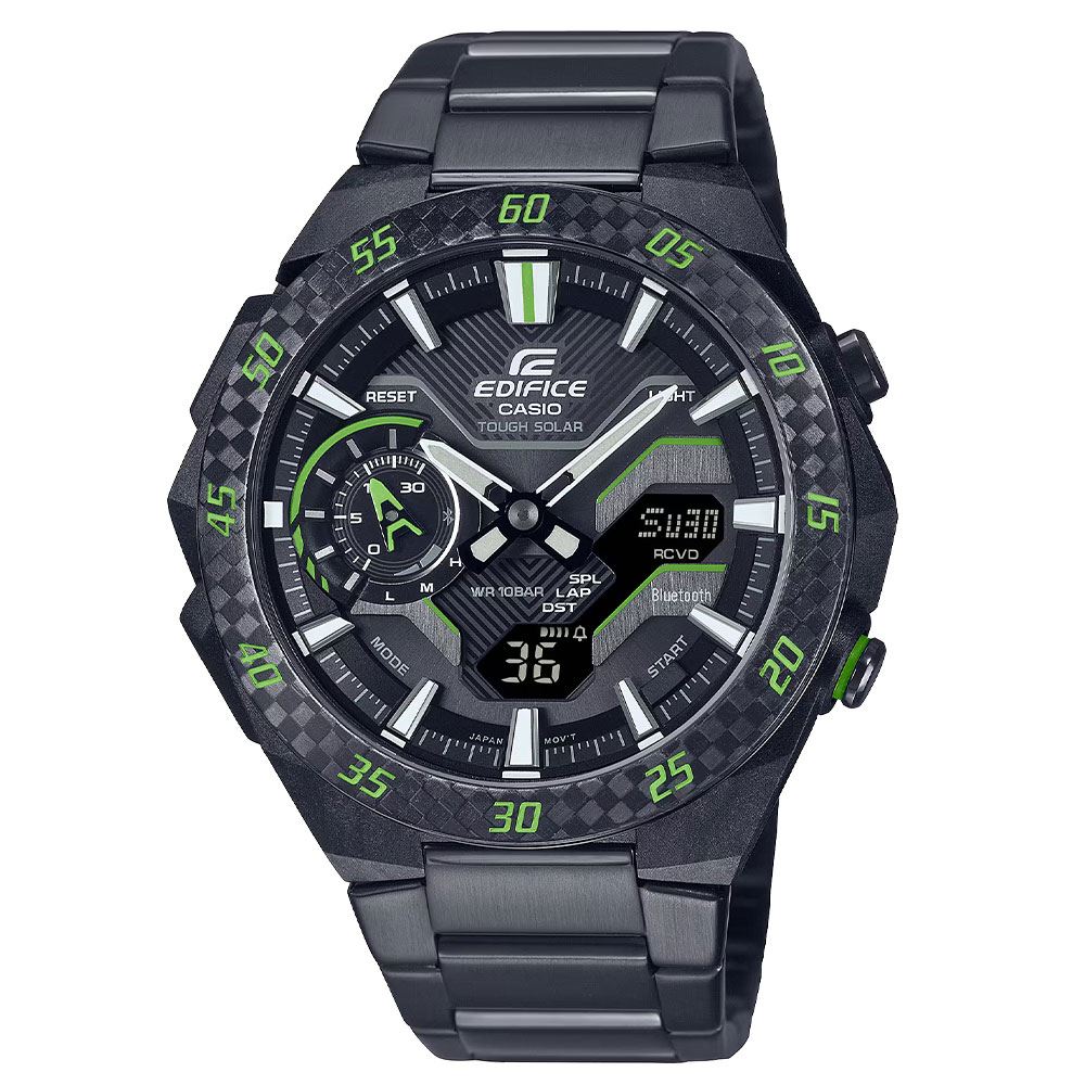 Đồng hồ Edifice Casio 48.2 mm Nam ECB-2200RC-1A3DF Màu Đen