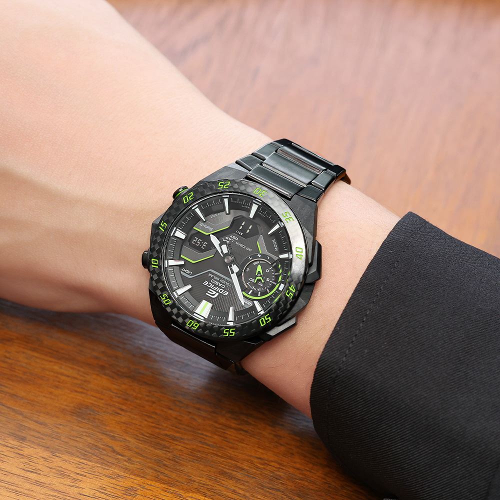 Đồng hồ Edifice Casio 48.2 mm Nam ECB-2200RC-1A3DF