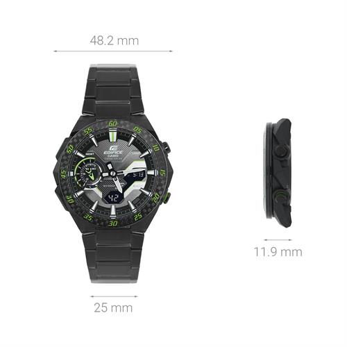 Đồng hồ Edifice Casio 48.2 mm Nam ECB-2200RC-1A3DF Màu Đen