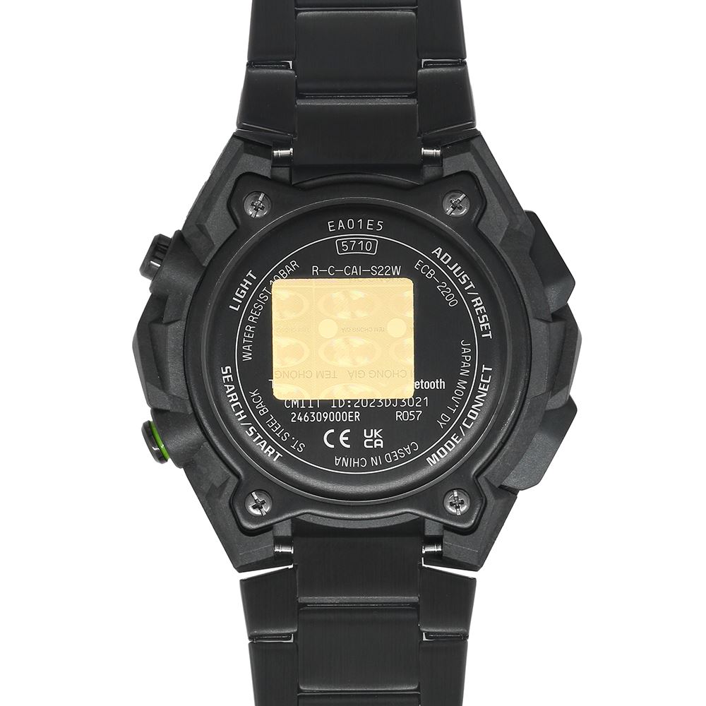 Đồng hồ Edifice Casio 48.2 mm Nam ECB-2200RC-1A9DF Màu Đen