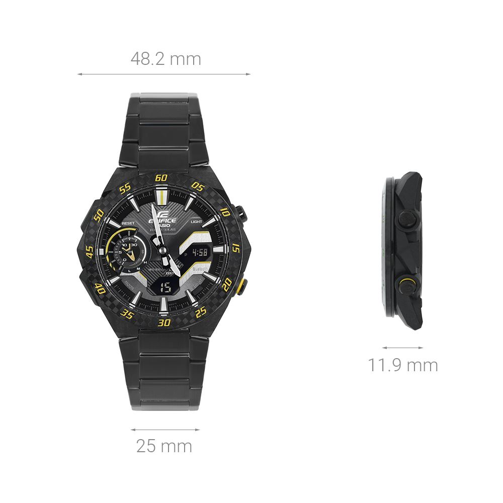 Đồng hồ Edifice Casio 48.2 mm Nam ECB-2200RC-1A9DF Màu Đen
