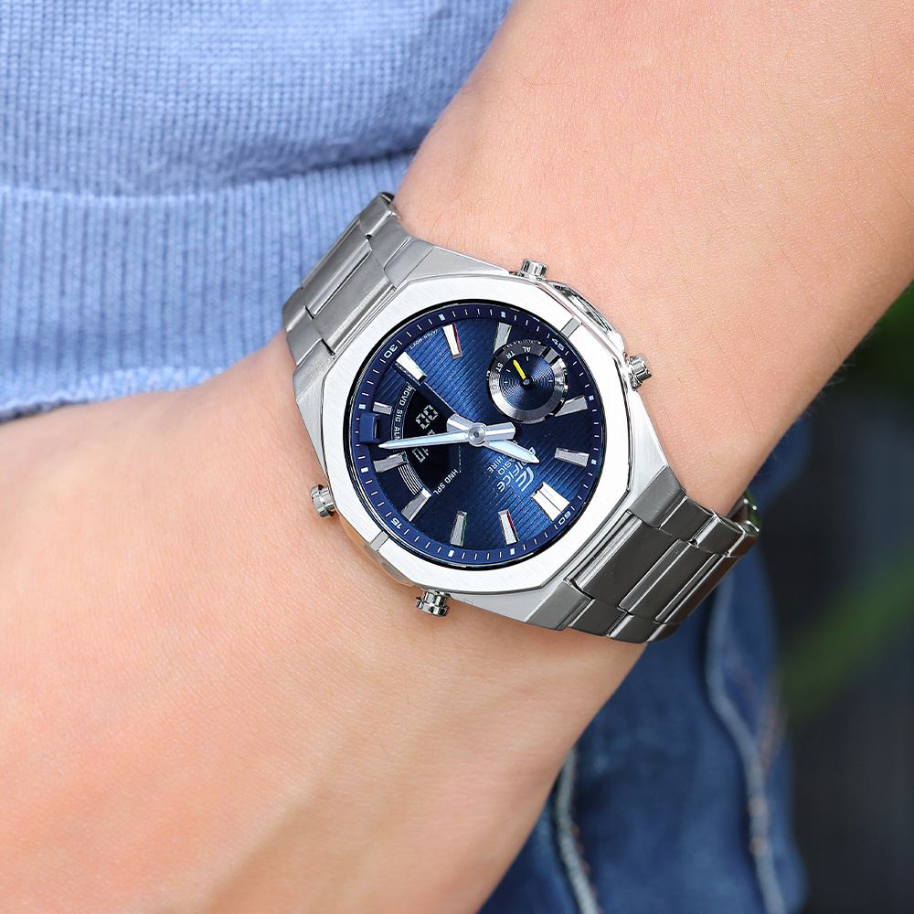 Đồng hồ Edifice Casio 43 mm Nam ECB-S10D-2ADF