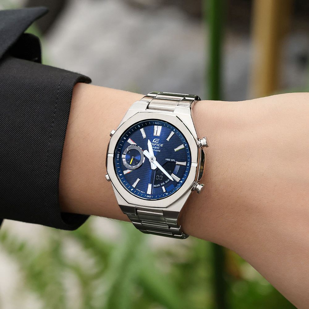 Đồng hồ Edifice Casio 43 mm Nam ECB-S10D-2ADF