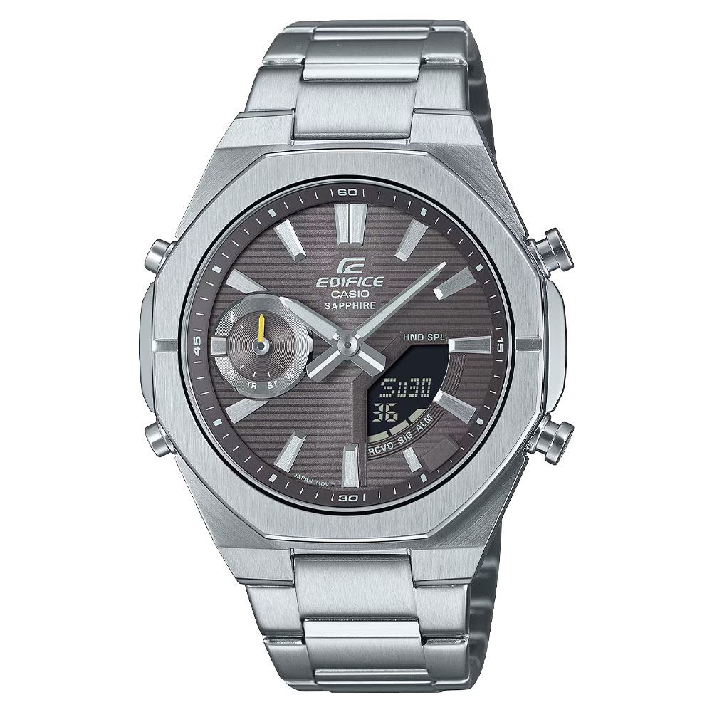 Đồng hồ Edifice Casio 43 mm Nam ECB-S10D-8ADF Màu Bạc