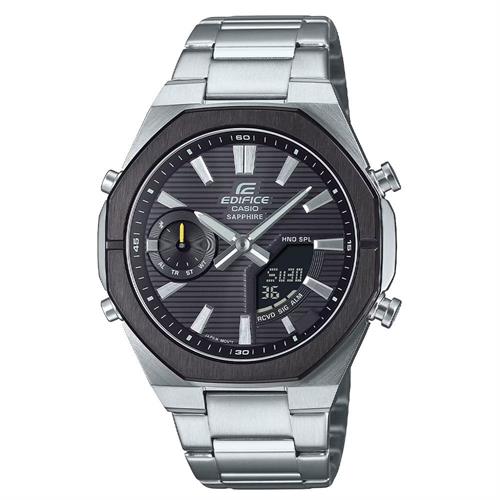 Đồng hồ Edifice Casio 43 mm Nam ECB-S10DB-1ADF Màu Bạc