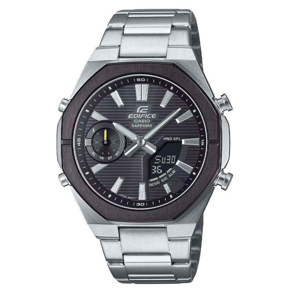 Đồng hồ Edifice Casio 43 mm Nam ECB-S10DB-1ADF Màu Bạc