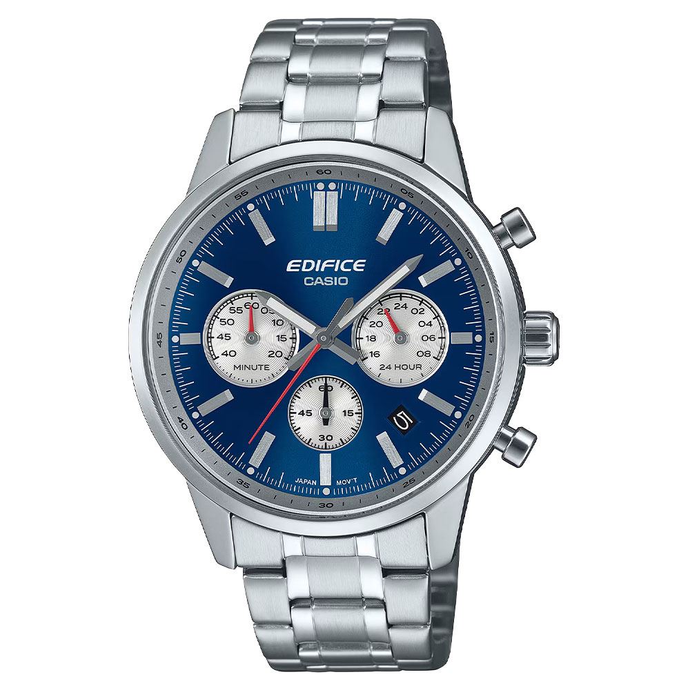 Đồng hồ Edifice Casio 40.5 mm Nam EFR-575D-2ADF Màu Bạc