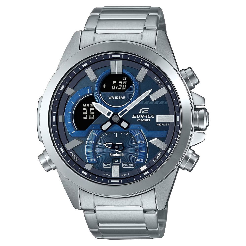 Đồng hồ Edifice Casio 48.7 mm Nam ECB-30D-2ADF Màu Bạc