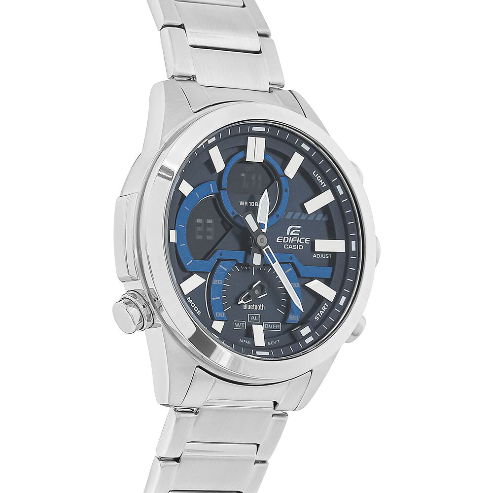 Đồng hồ Edifice Casio 48.7 mm Nam ECB-30D-2ADF Màu Bạc