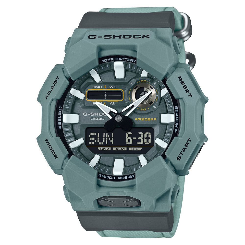 Đồng hồ G-Shock 51.9 mm Nam GA-010CE-2ADR Màu Xanh