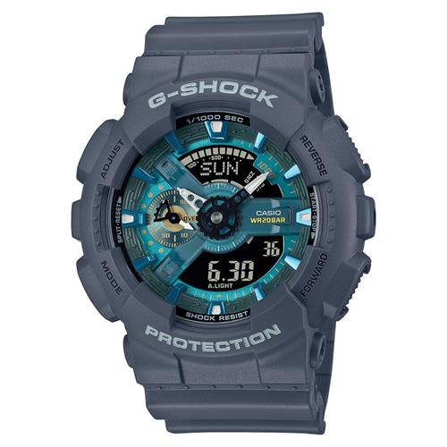 Đồng hồ G-Shock 51.2 mm Nam GA-110AS-2ADR Màu Xám
