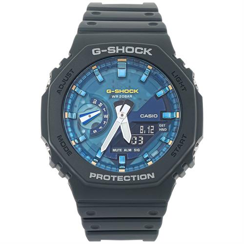 Đồng hồ G-Shock 45.4 mm Nam GA-2100AS-2ADR Màu Xanh