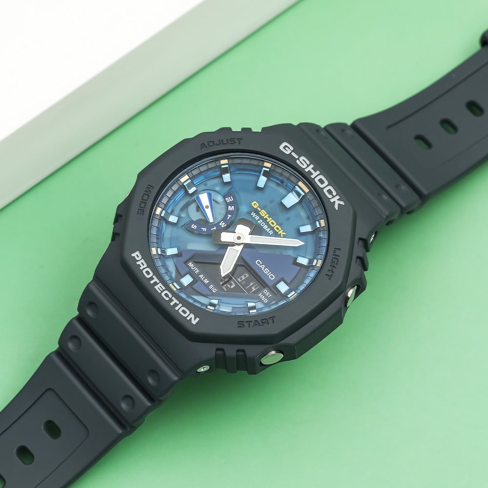 Đồng hồ G-Shock 45.4 mm Nam GA-2100AS-2ADR