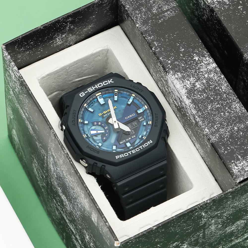 Đồng hồ G-Shock 45.4 mm Nam GA-2100AS-2ADR