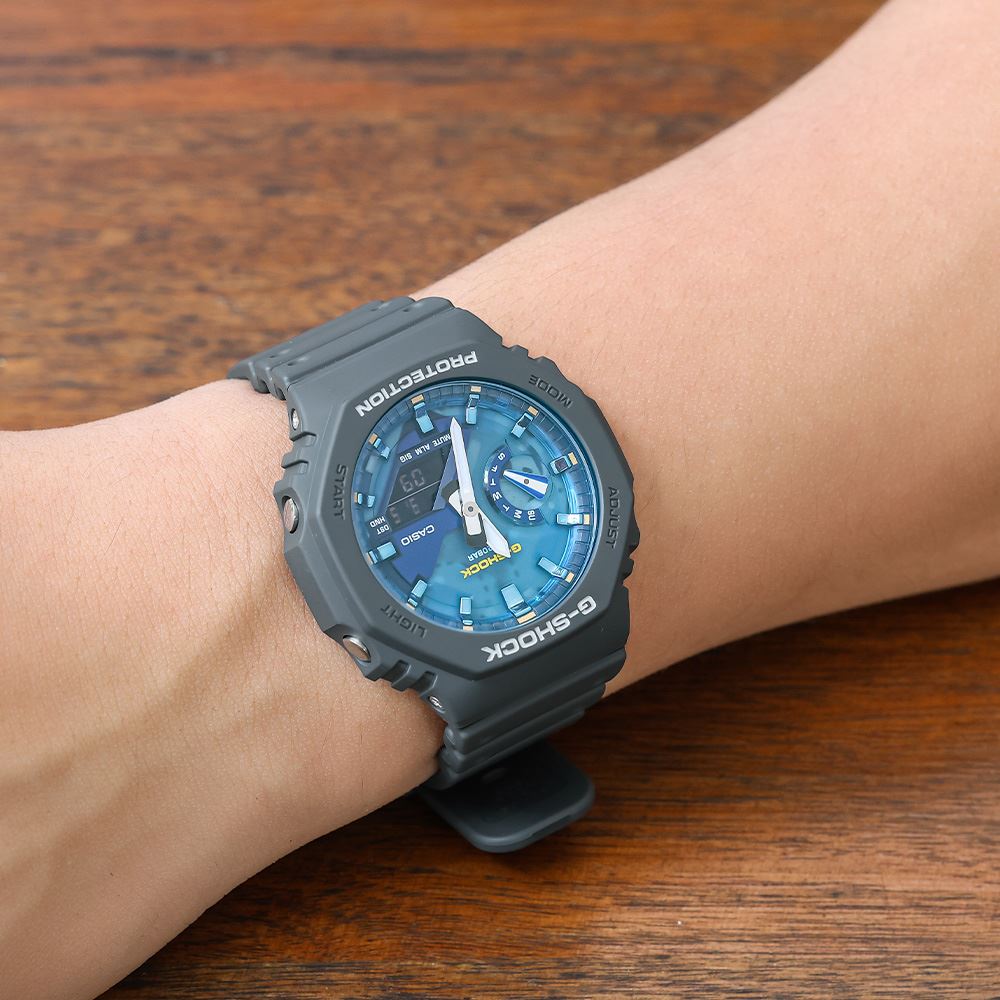 Đồng hồ G-Shock 45.4 mm Nam GA-2100AS-2ADR