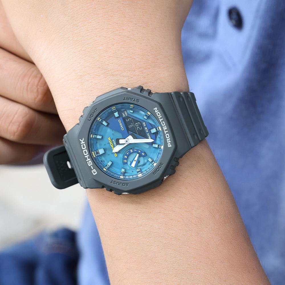 Đồng hồ G-Shock 45.4 mm Nam GA-2100AS-2ADR