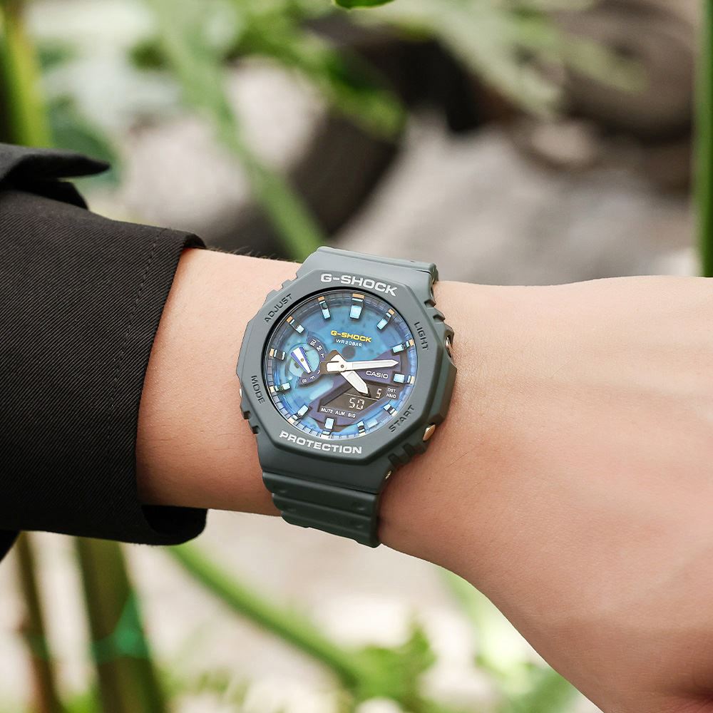 Đồng hồ G-Shock 45.4 mm Nam GA-2100AS-2ADR