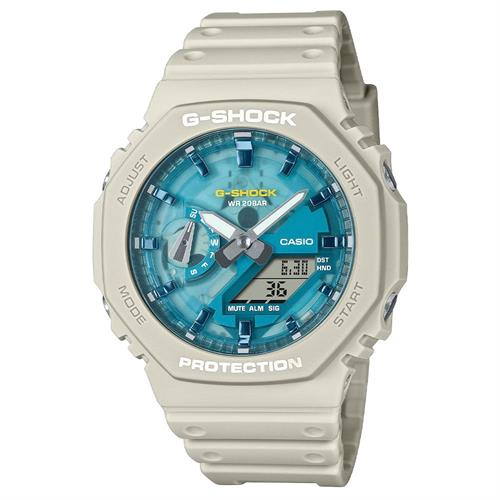 Đồng hồ G-Shock 45.4 mm Nam GA-2100AS-5ADR Màu Kem