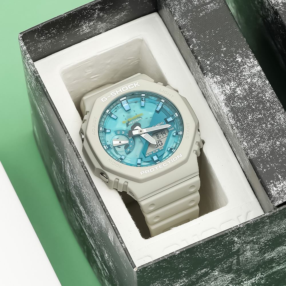 Đồng hồ G-Shock 45.4 mm Nam GA-2100AS-5ADR