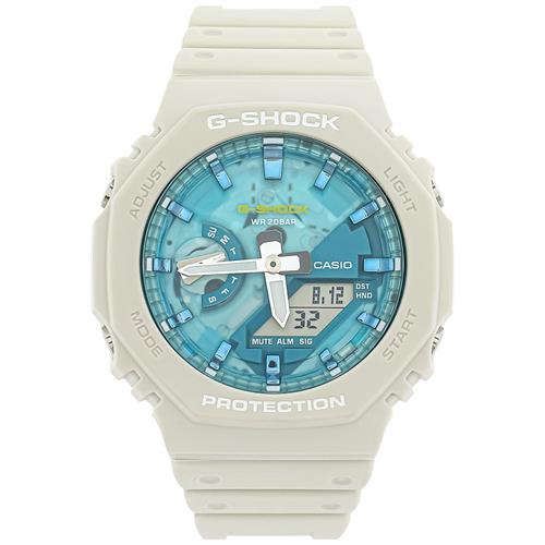 Đồng hồ G-Shock 45.4 mm Nam GA-2100AS-5ADR Màu Kem