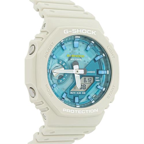 Đồng hồ G-Shock 45.4 mm Nam GA-2100AS-5ADR Màu Kem