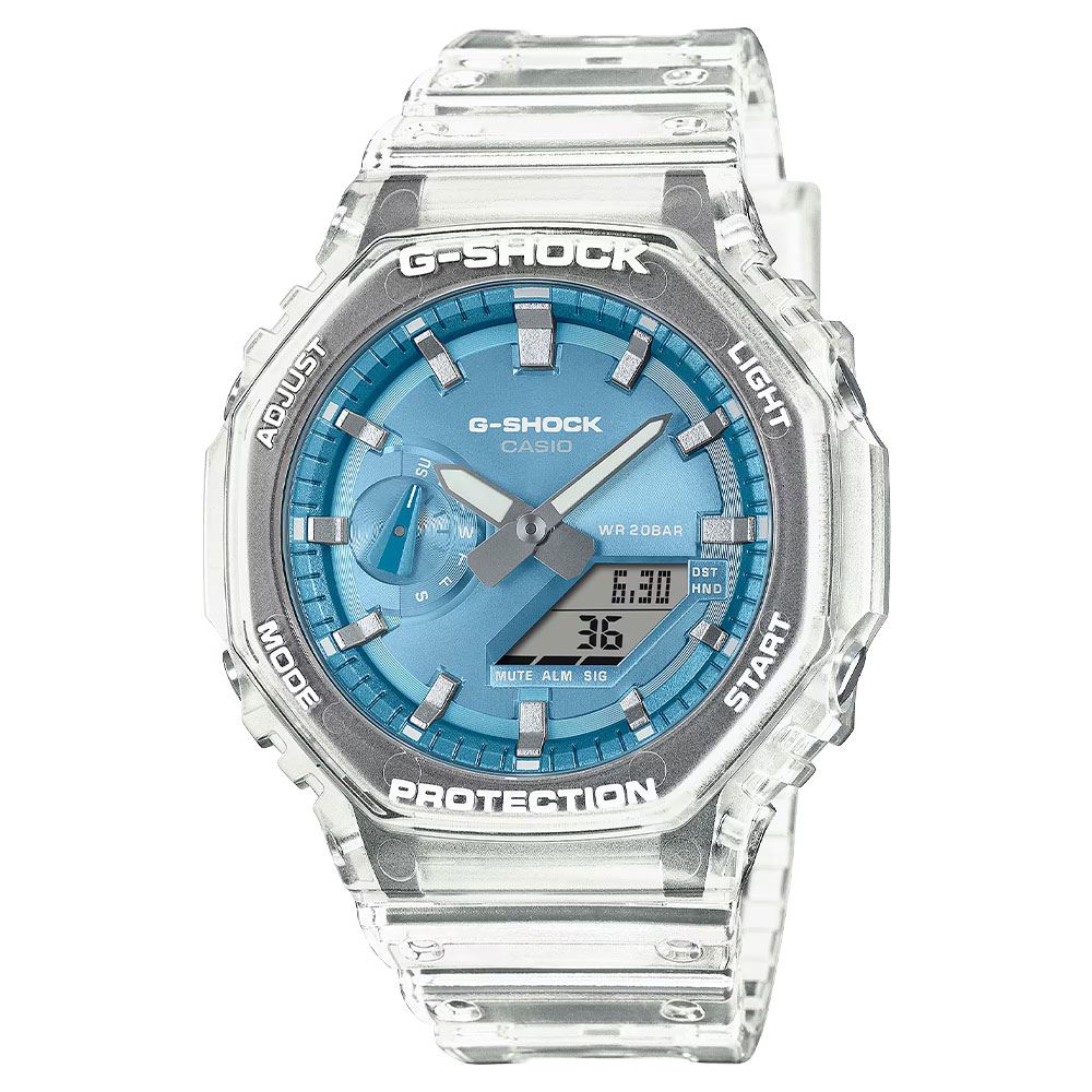 Đồng hồ G-Shock 45.4 mm Nam GA-2100BM-7A2DR Màu Trắng