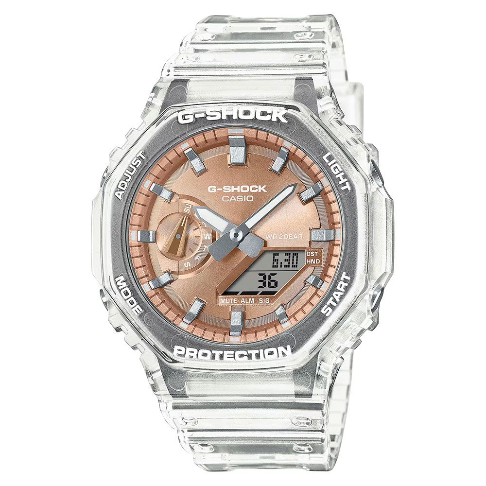 Đồng hồ G-Shock 45.4 mm Nam GA-2100BM-7A5DR Màu Trắng