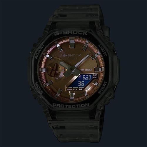 Đồng hồ G-Shock 45.4 mm Nam GA-2100BM-7A5DR Màu Trắng