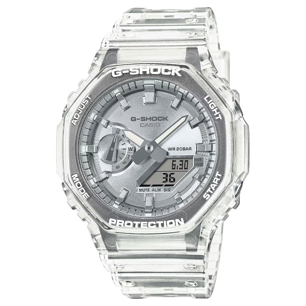 Đồng hồ G-Shock 45.4 mm Nam GA-2100BM-7A8DR Màu Trắng