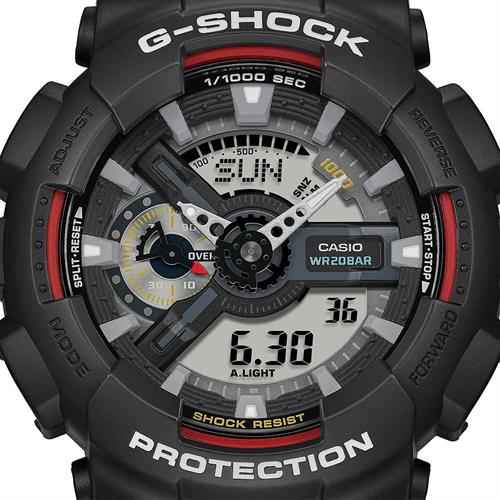 Đồng hồ G-Shock 51.2 mm Nam GA-110RL-1ADR Màu Đen