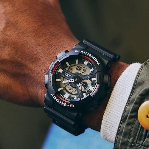 Đồng hồ G-Shock 51.2 mm Nam GA-110RL-1ADR Màu Đen