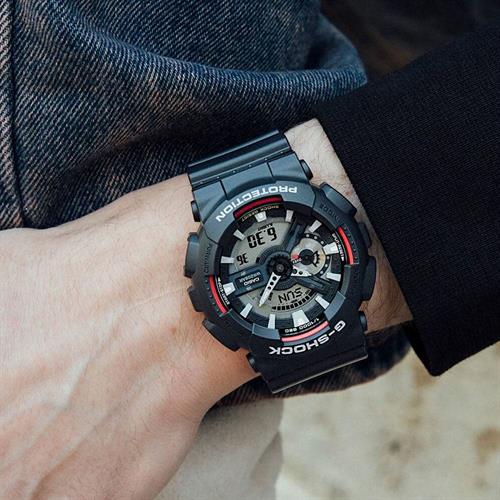 Đồng hồ G-Shock 51.2 mm Nam GA-110RL-1ADR Màu Đen