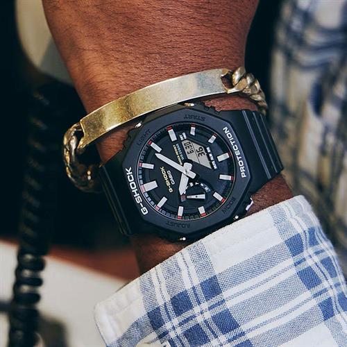 Đồng hồ G-Shock 45.4 mm Nam GA-2100RL-1ADR Màu Đen