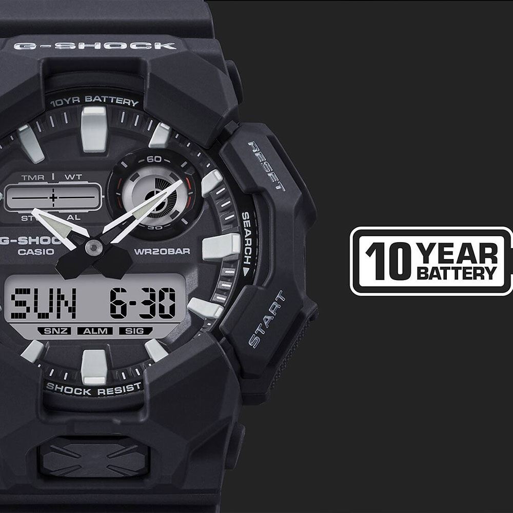 Đồng hồ G-Shock 51.9 mm Nam GA-010-1A1DR Màu Đen