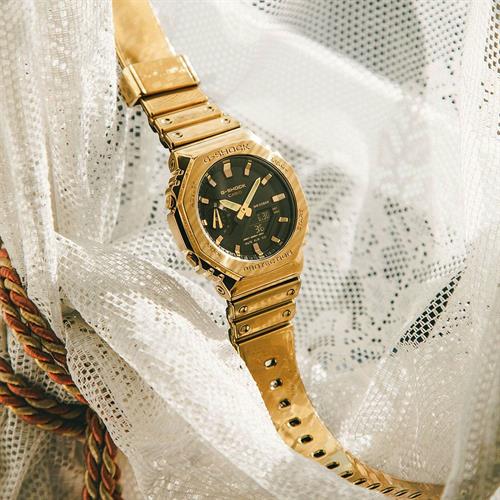 Đồng hồ G-Shock 44.4 mm Nam GM-2100YMG-9ADR Màu Vàng