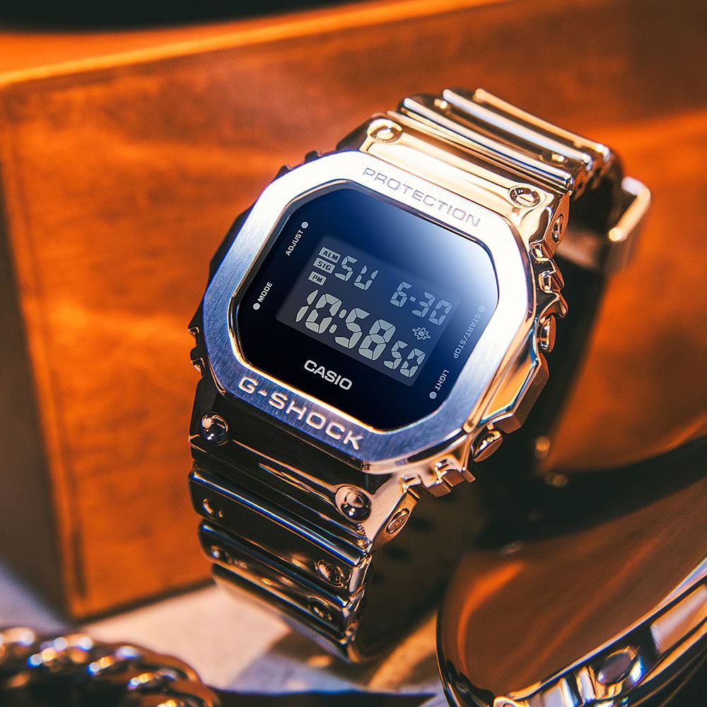 Đồng hồ G-Shock 43.2 mm Nam GM-5600YM-8DR Màu Bạc
