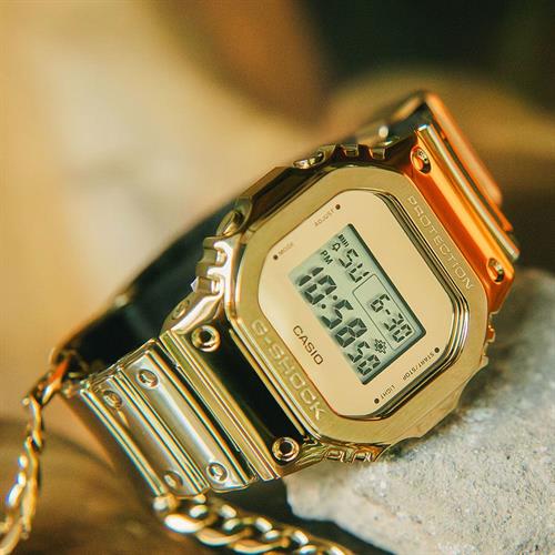 Đồng hồ G-Shock 43.2 mm Nam GM-5600YMG-9DR Màu Vàng
