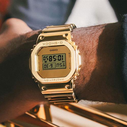 Đồng hồ G-Shock 43.2 mm Nam GM-5600YMG-9DR Màu Vàng