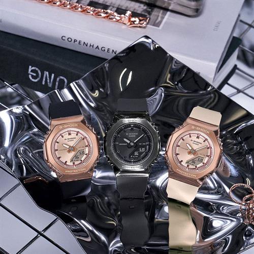 Đồng hồ G-Shock 40.5 mm Nữ GM-S2110B-8ADR Màu Đen