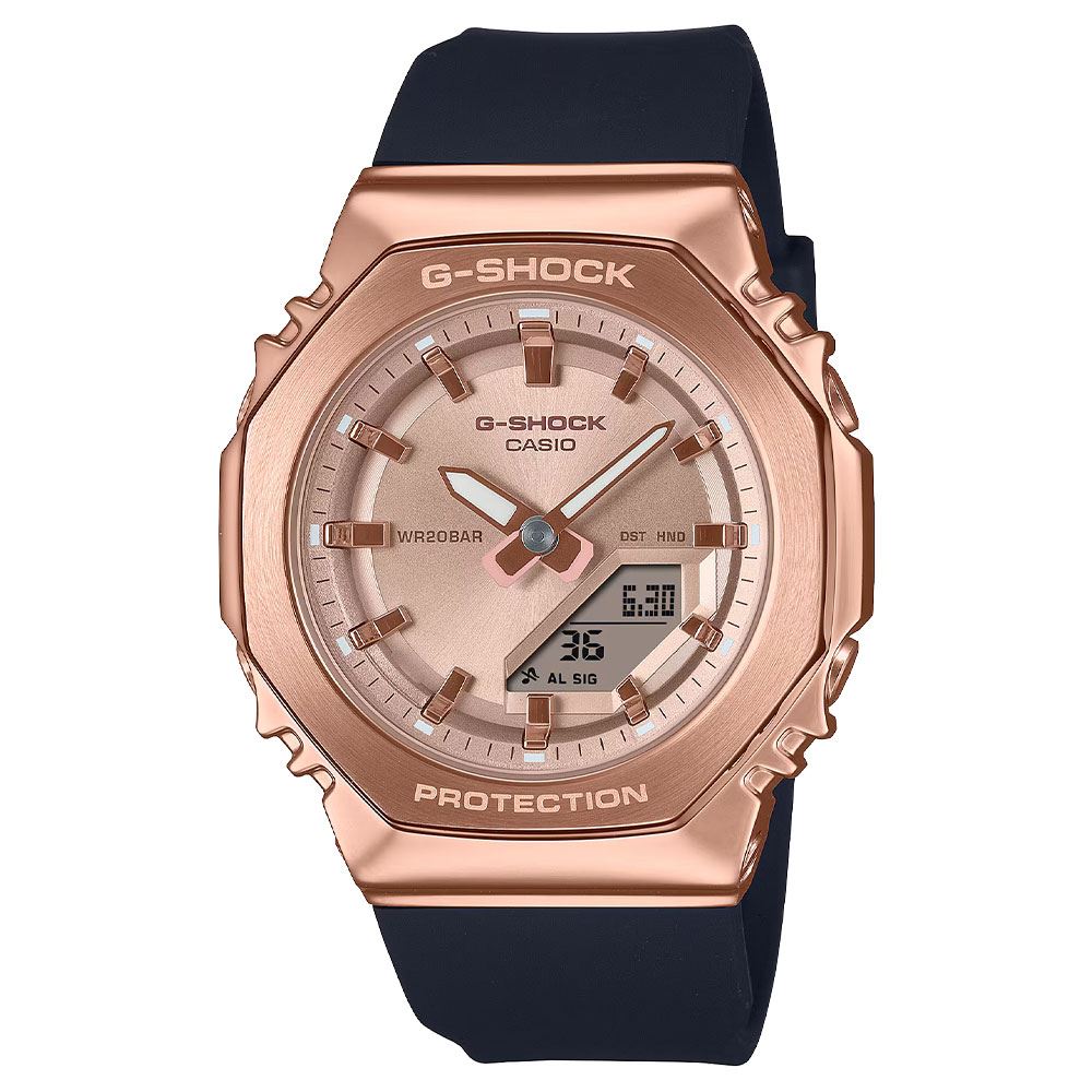 Đồng hồ G-Shock 40.5 mm Nữ GM-S2110PG-1A4DR Màu Đen