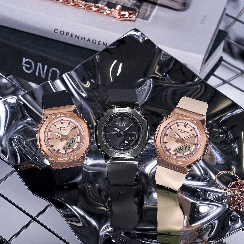Đồng hồ G-Shock 40.5 mm Nữ GM-S2110PG-4ADR Màu Hồng