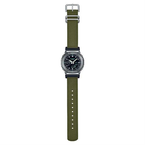 Đồng hồ G-Shock 44.4 mm Nam GM-2100CB-3ADR Màu Xanh rêu