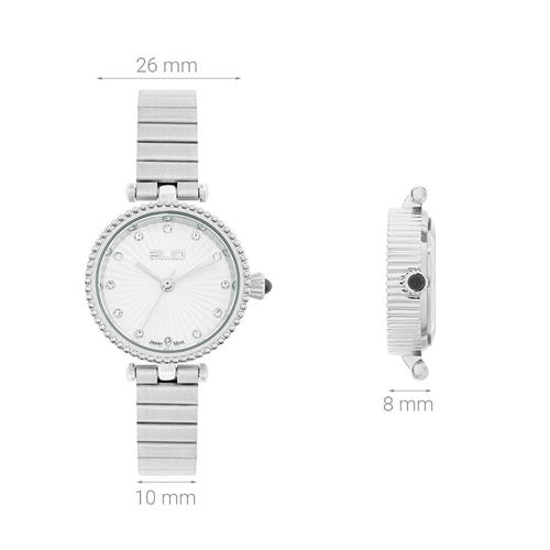 Đồng hồ Elio 26 mm Nữ ES190-01 Màu Bạc