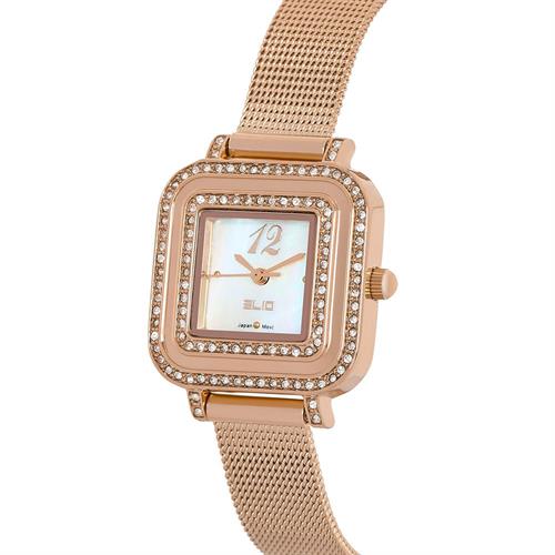 Đồng hồ Elio Elegant Lady 26 mm Nữ ES207-02 Màu Vàng Hồng