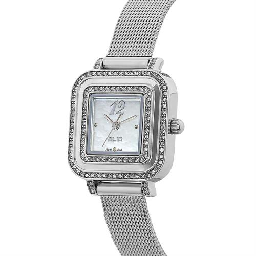 Đồng hồ Elio Elegant Lady 26 mm Nữ ES207-03 Màu Bạc